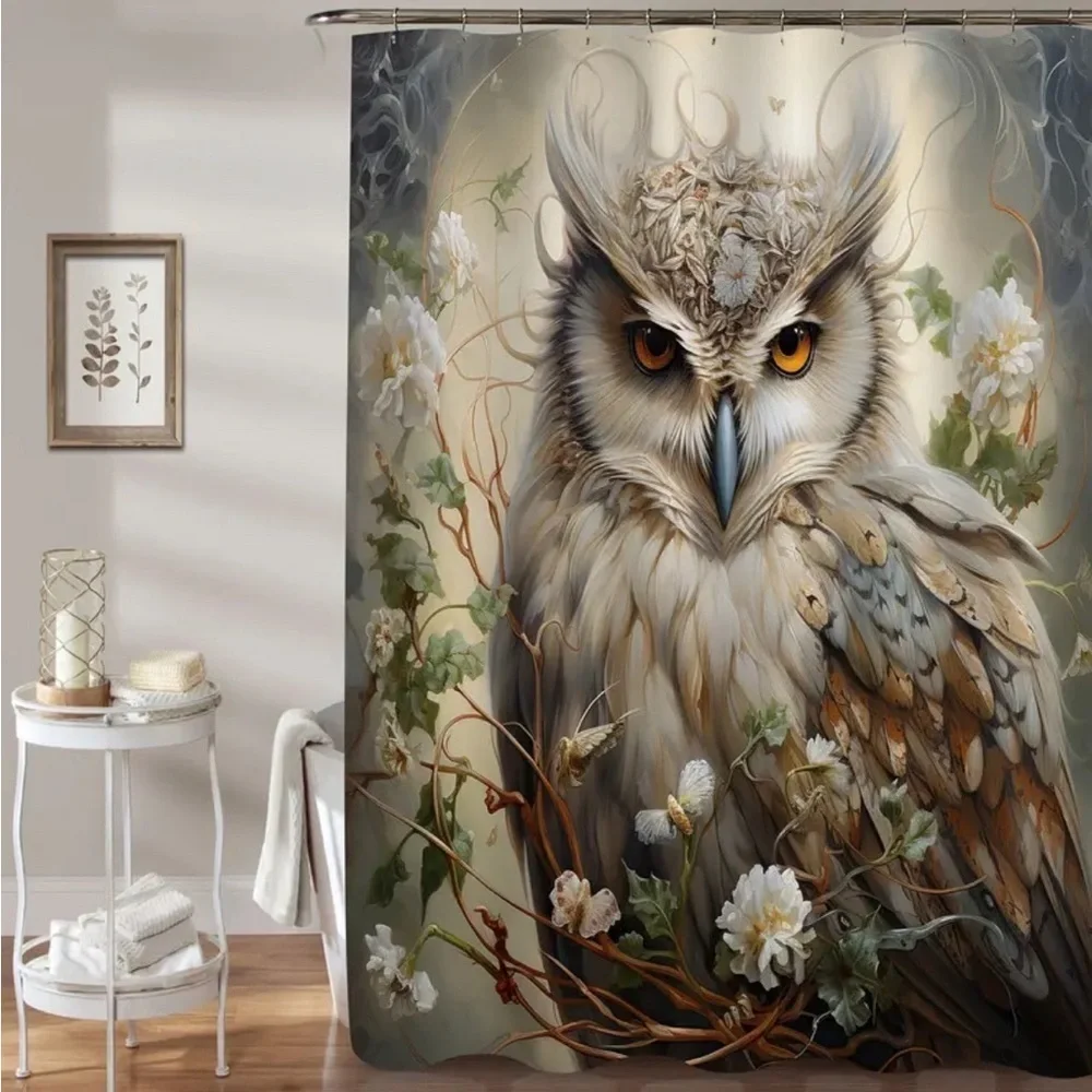 4pc Owl Bathroom Set NWT